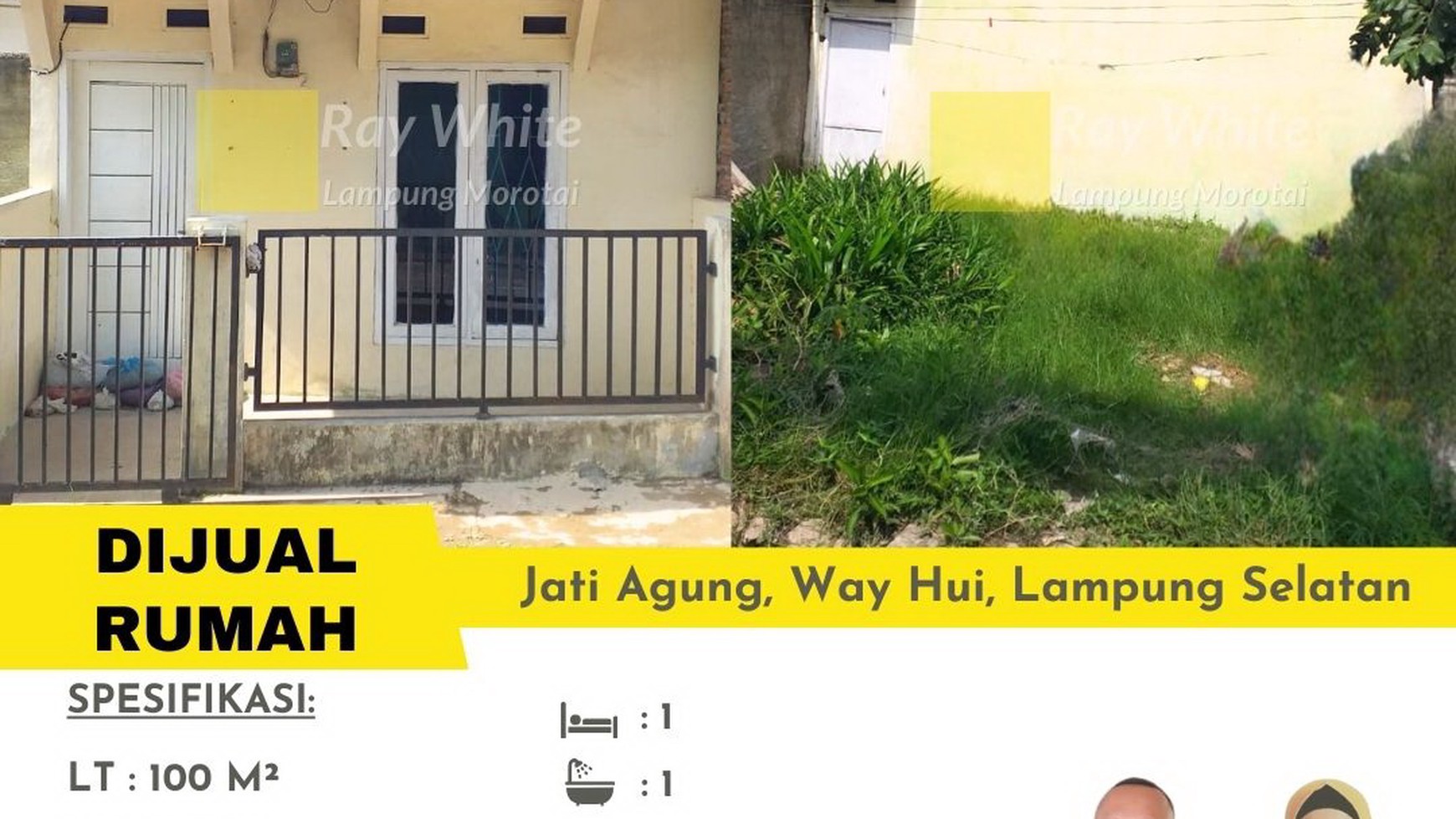 Dijual rumah dengan halaman luas