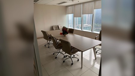 Office Tower grade A, The East Office Lantai Middle Luas 210M, semi furnished , view bagus