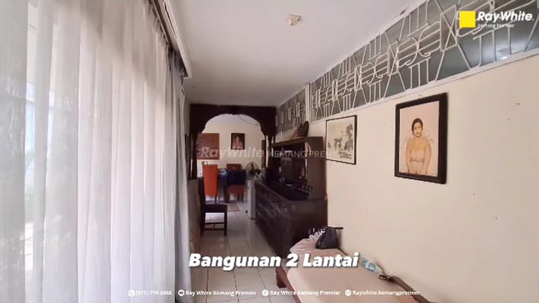 Rumah 2 Lantai Siap Huni + Kosan 6 Pintu Full (terisi) di Kemang Utara
