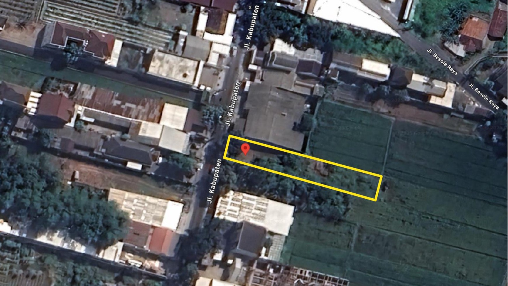 Tanah Pekarangan 725 Meter Persegi Dekat Manna Kampus Godean