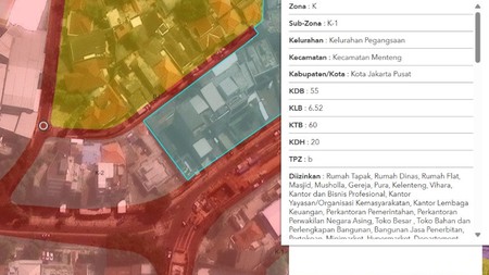 Rumah Klasik Hitung Tanah Kosong Zonasi K1 di Pusat Kota