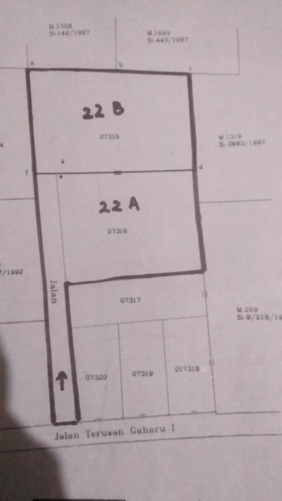 Dua Unit Rumah Klasik di Zonasi Komersial K2 Area Cipete