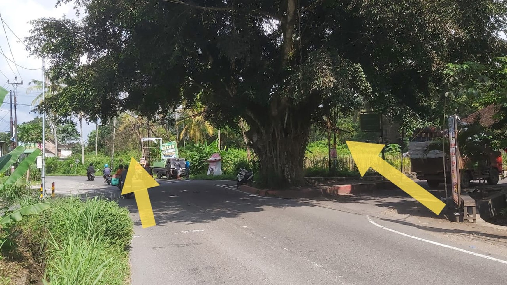 Investasi Tanah 3846 Meter Persegi Cocok Untuk Resto & SPBU Di Sleman.