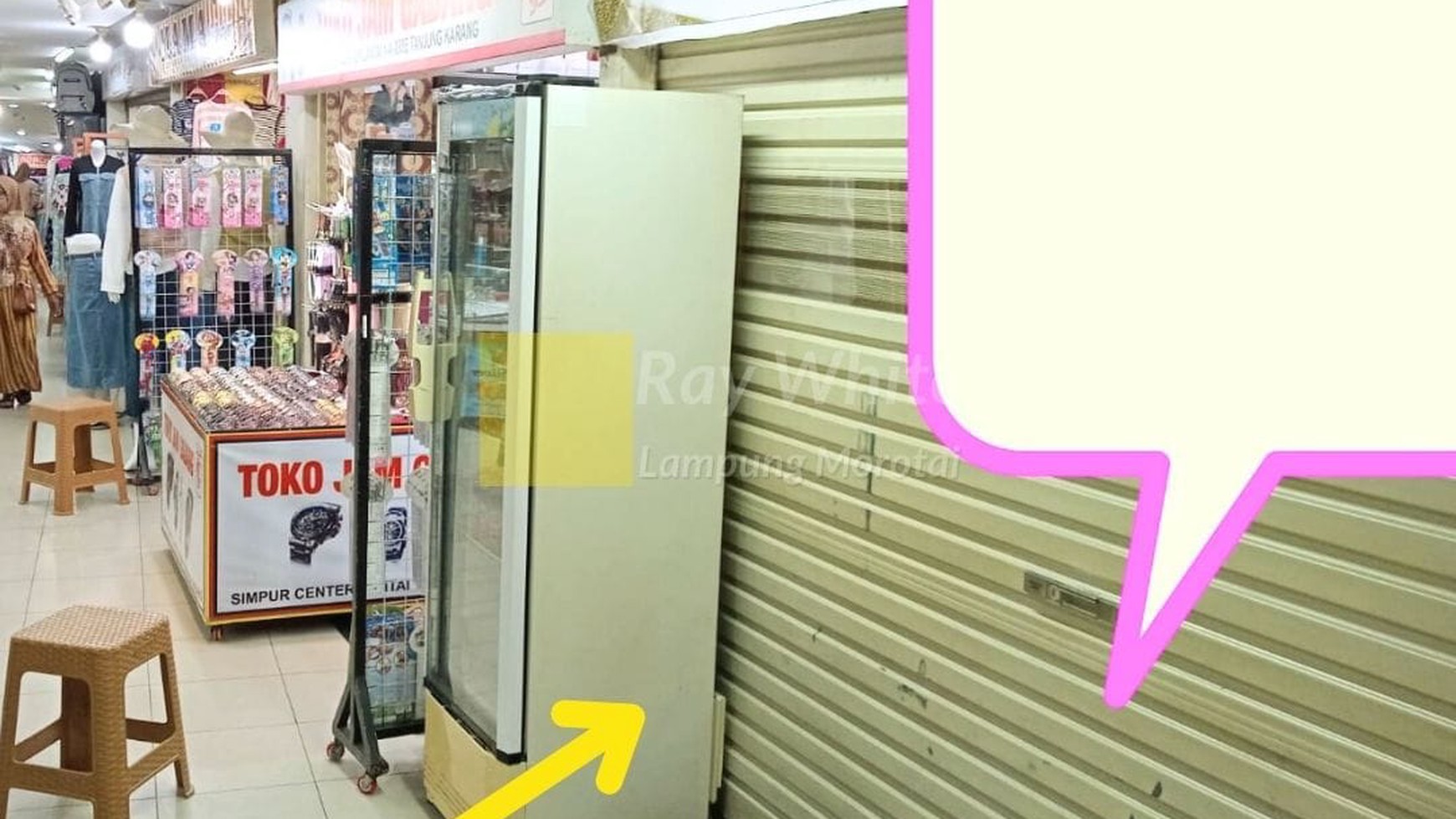 Dijual kios di Simpur