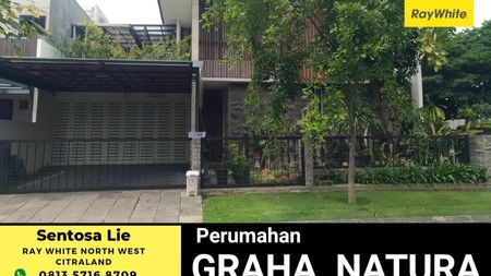 Dijual Rumah Citraland Area Graha Natura By Intiland Lantai Full Marmer Mewah 