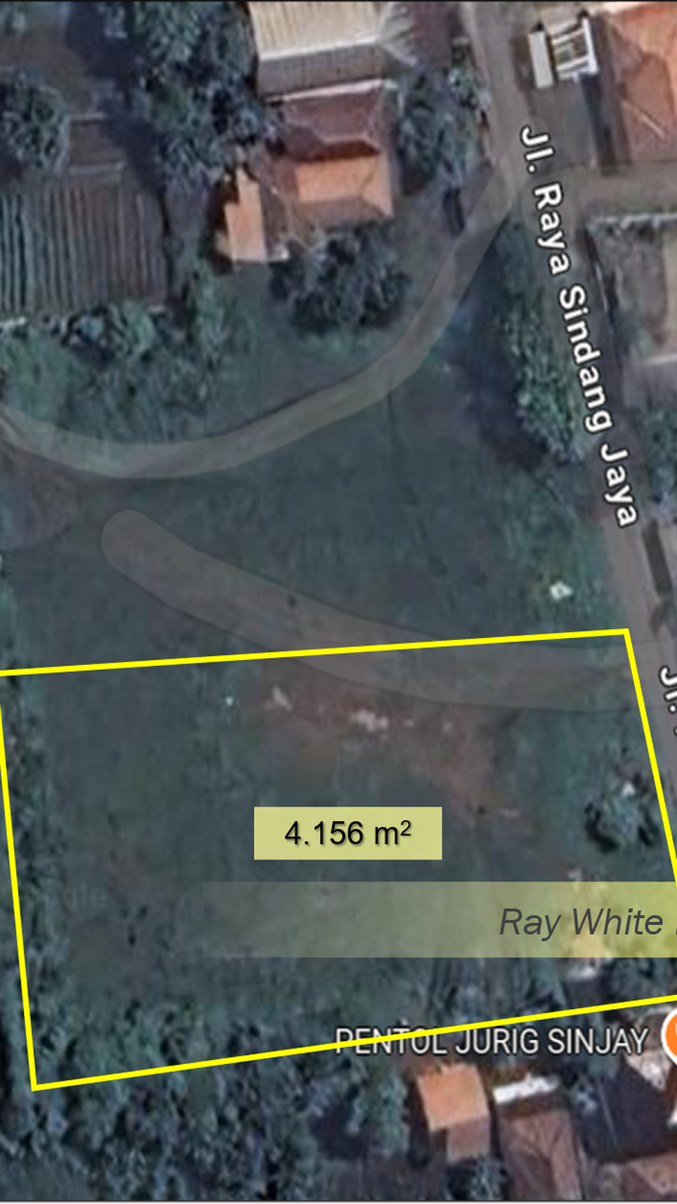 TANAH KAVLING SHM 4.000 m2 DI SINDANG JAYA, KABUPATEN TANGERANG, COCOK UNTUK CLUSTER PERUMAHAN / PERGUDANGAN