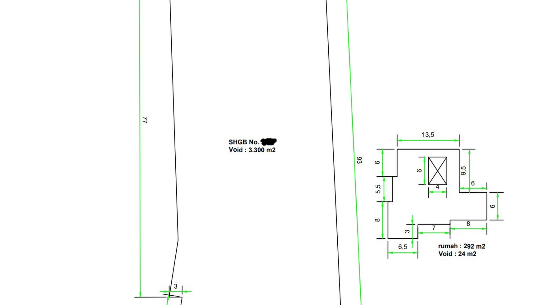 Tanah dan Bangunan Lokasi Sangat Strategis Zona Komersial Harga Dibawah NJOP di Margasatwa, Cilandak,