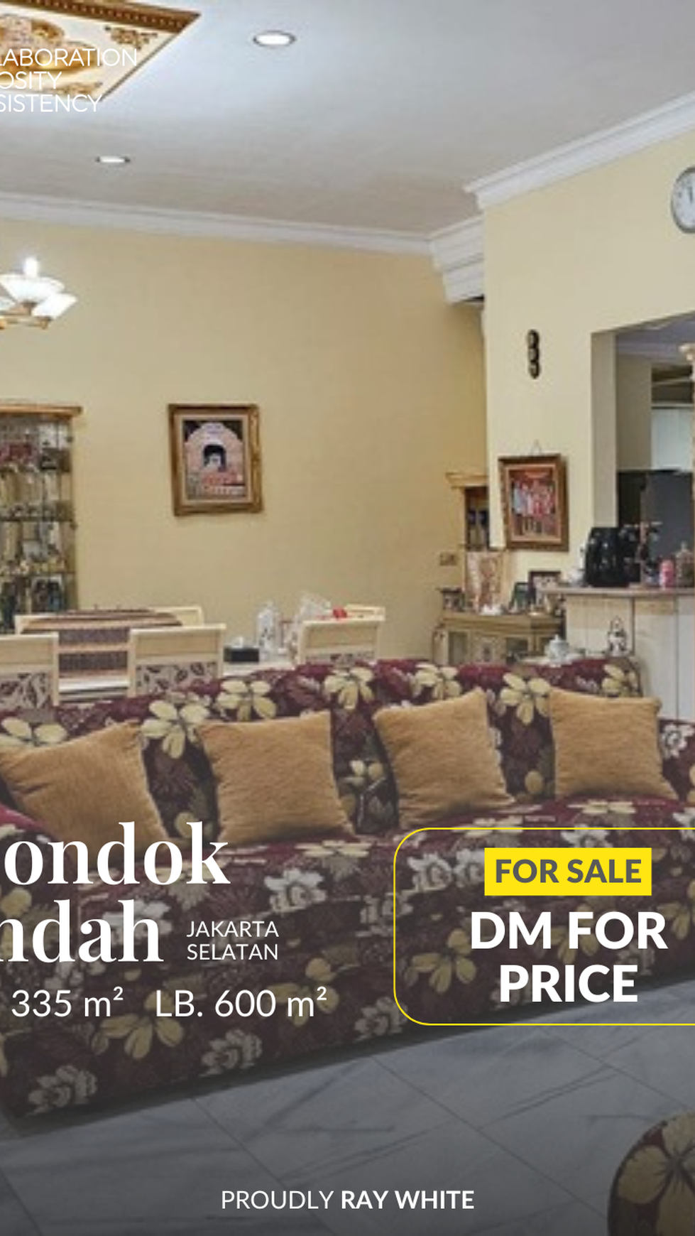 Rumah Hitung Tanah Area Cipete