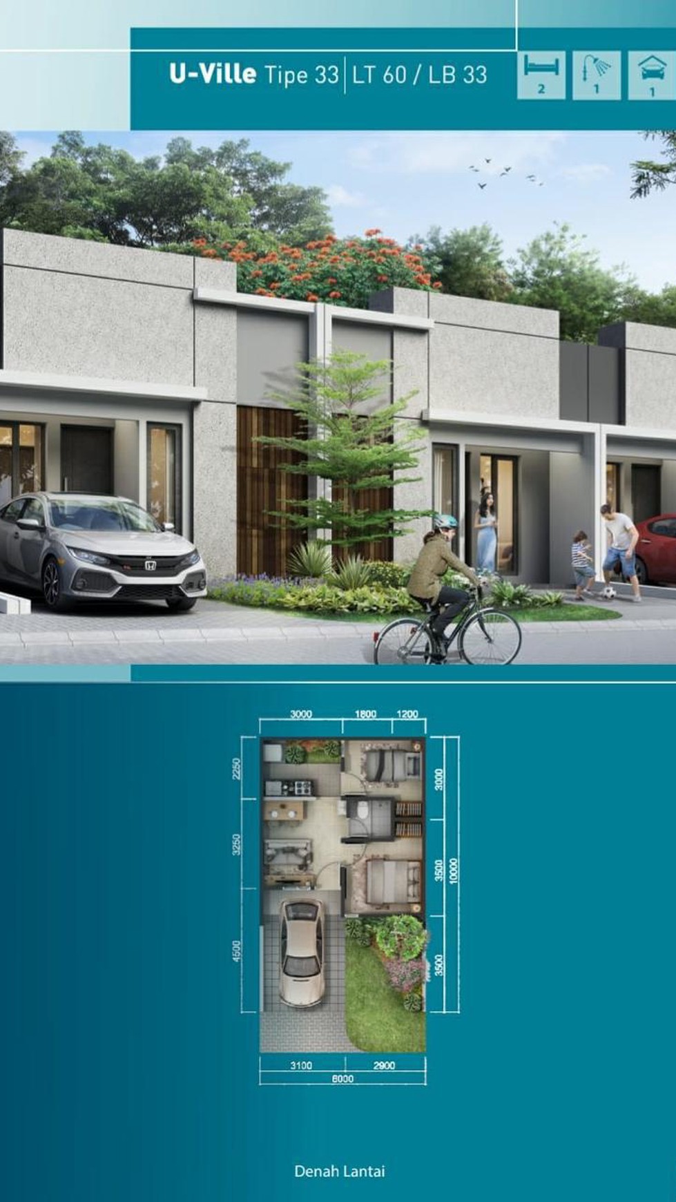 Rumah Bagus Di U Ville Bintaro Jaya Sektor 7