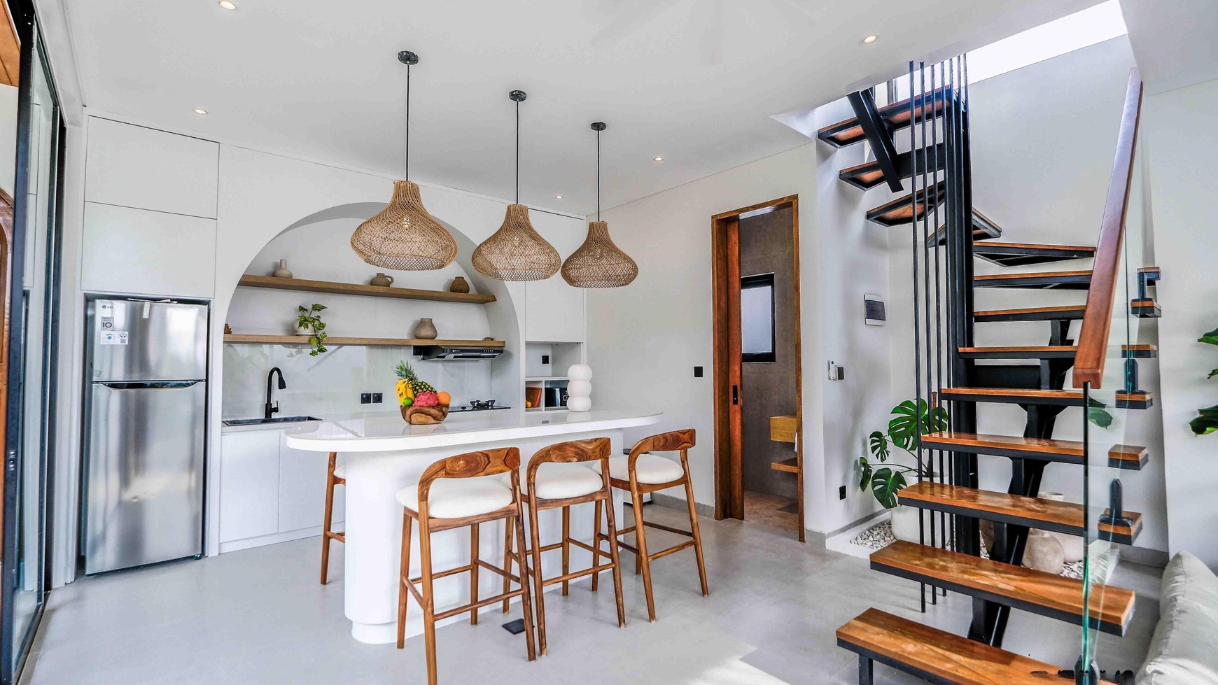 Brand New - Leasehold 2 Bedrooms Villa, Modern Tropical Design in Pererenan