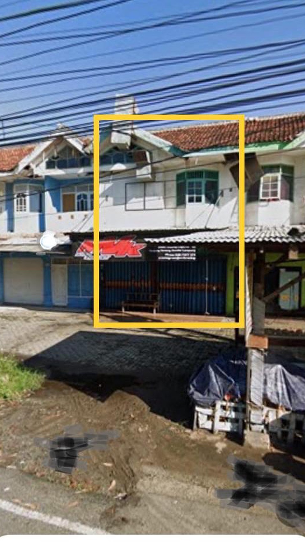 Ruko 2 pintu 2 lantai B jalan Ratu Dibalau Tanjung Senang Bandarlampung