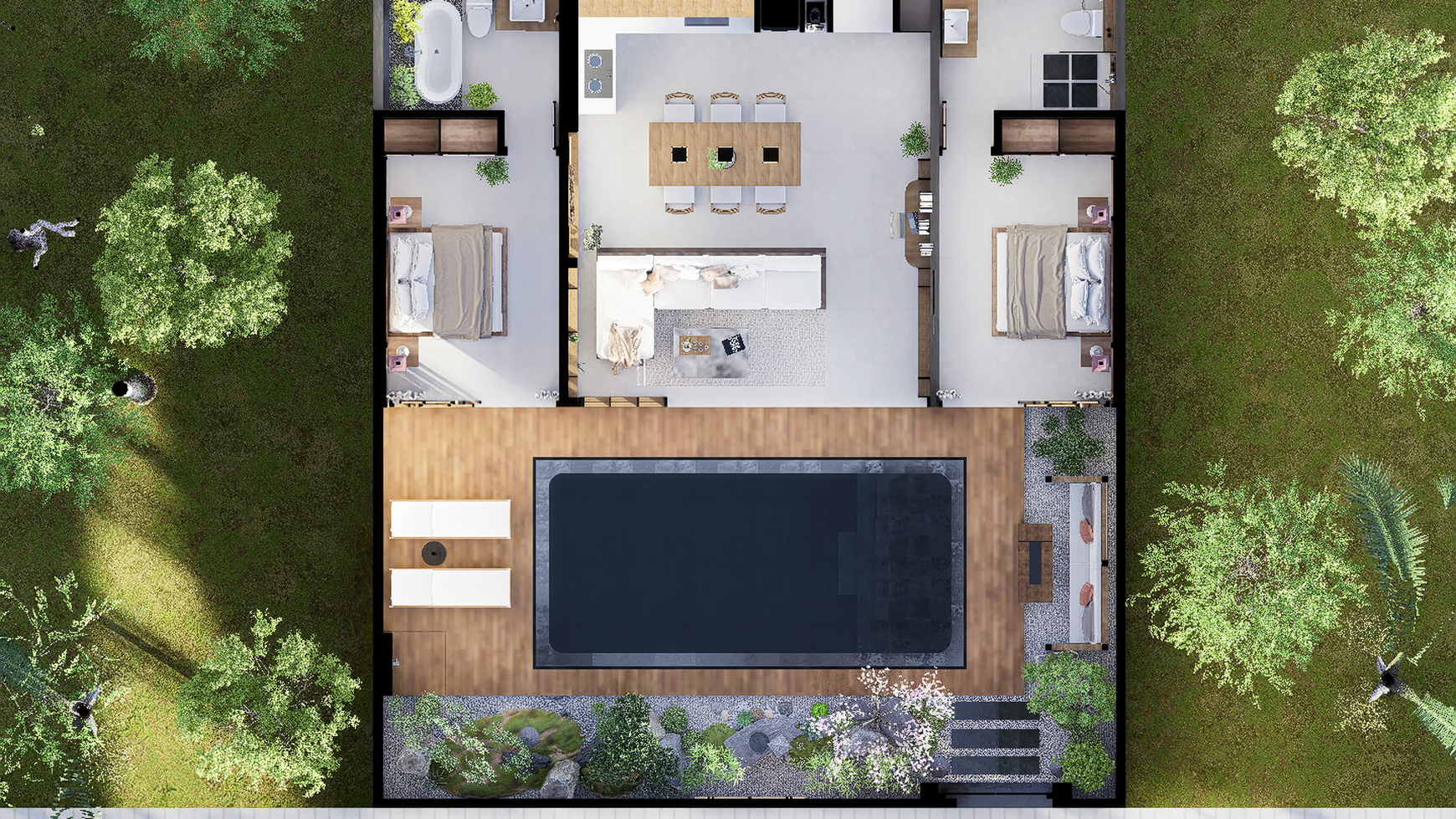 For Sale Leasehold - Brand new modern cozy villa in Kerobokan - Bali ( type Geisha B )