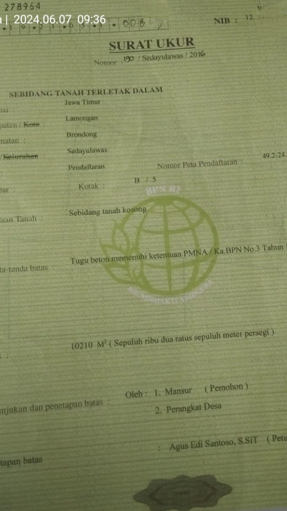 Jual Tanah Lamongan |Harga Tanah per Meter - Lokasi Strategis Jalan Raya