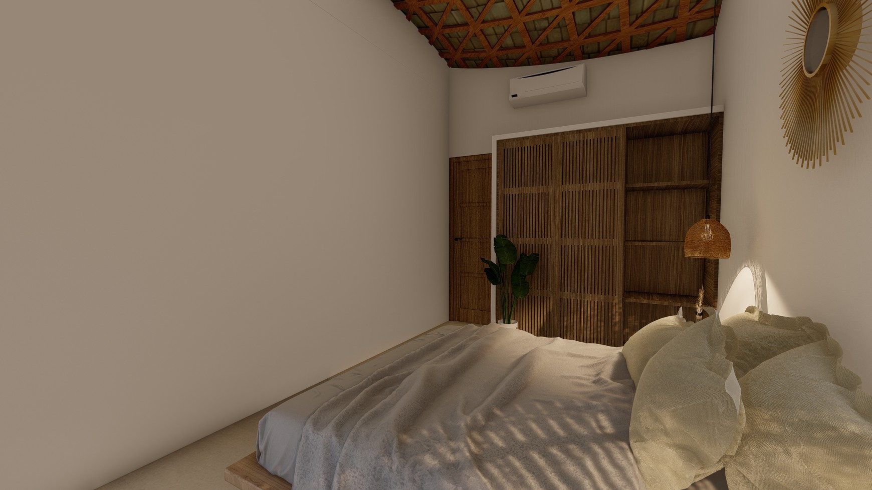 For Sale Leasehold - Unique tropical bamboo villa 2 bedrooms in Kerobokan - Bali