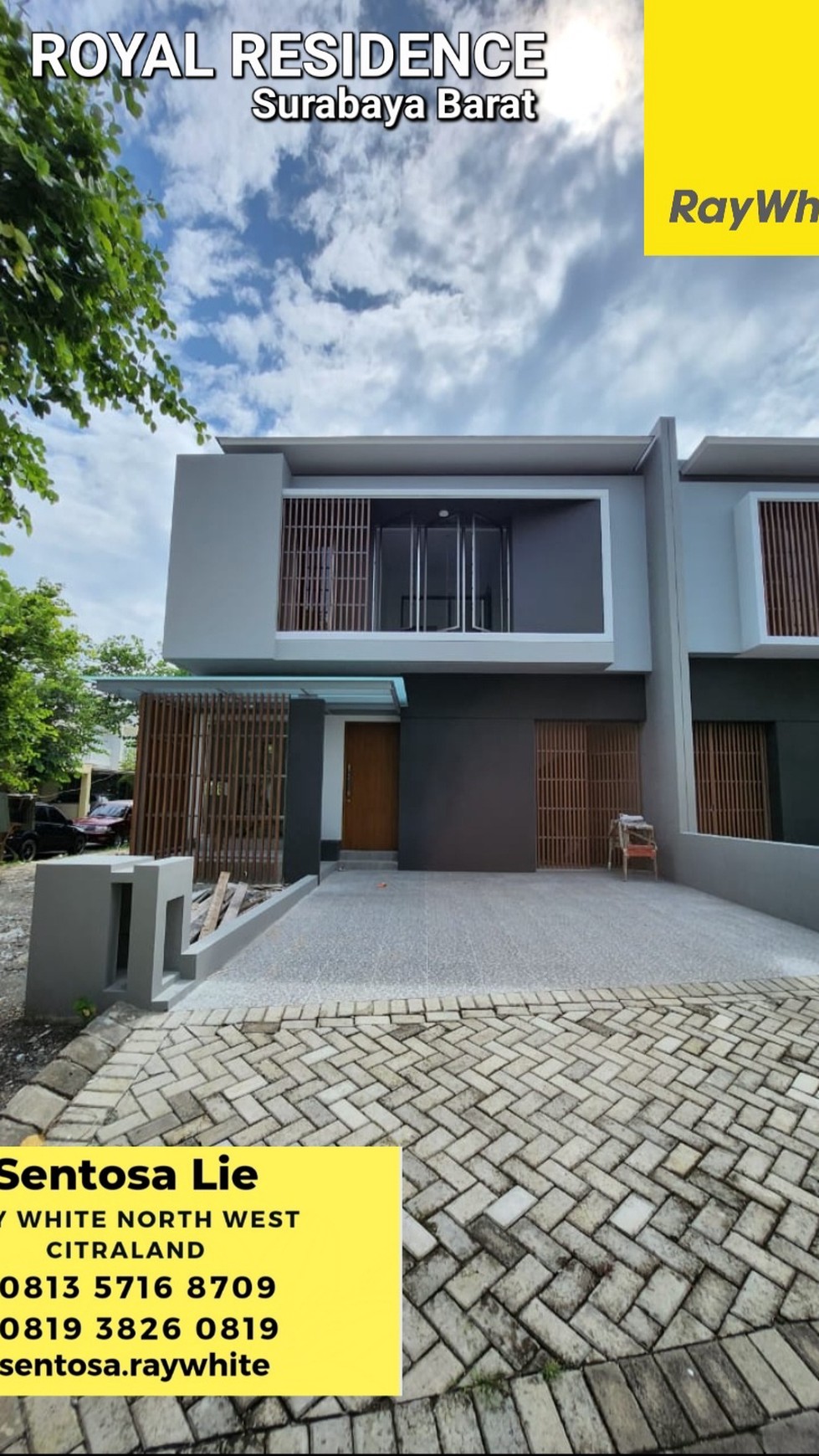 Dijual Rumah Royal Residence NEW Baru Plus Walking Closet - Carport 2 Mobil