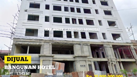 Di jual hotel tengah kota tanjung karang pusat