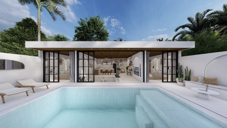 For Sale Leasehold - Brand new modern cozy villa in Kerobokan - Bali  ( type Meridian 2 bedrooms )