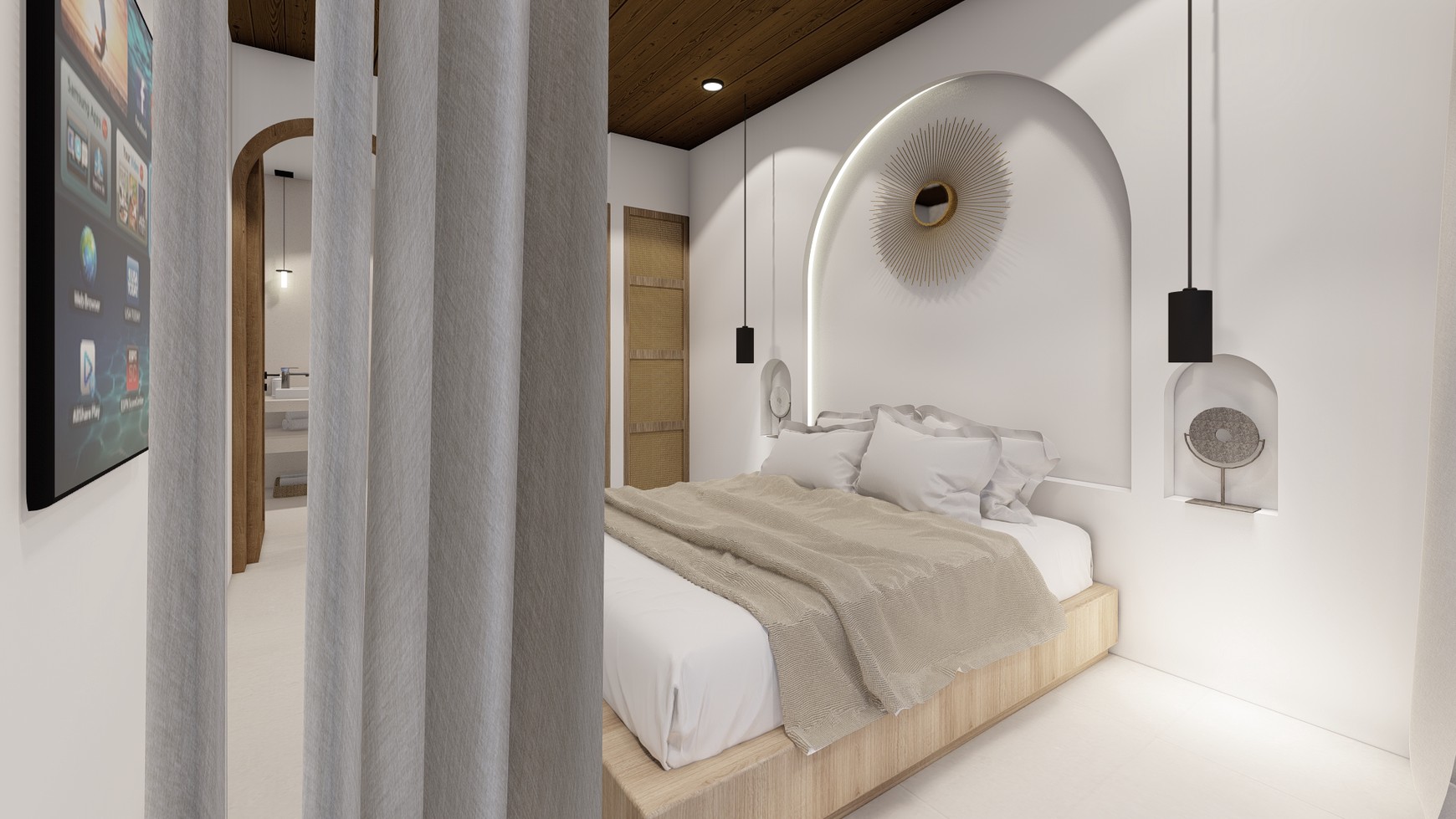 For Sale Leasehold - Brand new modern cozy villa in Kerobokan - Bali ( type Meridian 2 bedrooms )