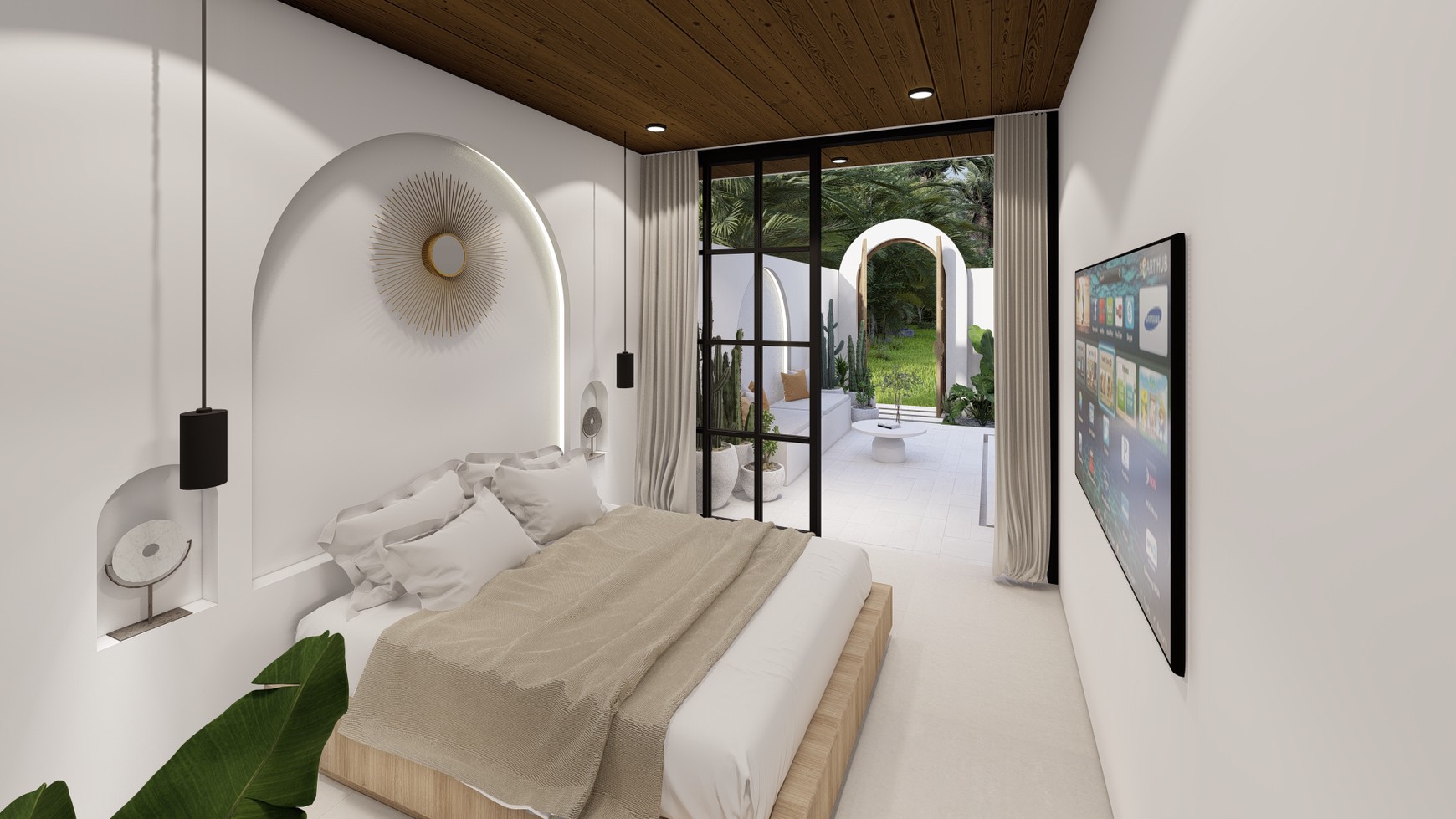 For Sale Leasehold - Brand new modern cozy villa in Kerobokan - Bali ( type Meridian 2 bedrooms )