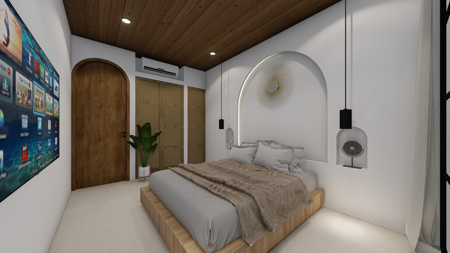 For Sale Leasehold - Brand new modern cozy villa in Kerobokan - Bali ( type Meridian 3 bedrooms )
