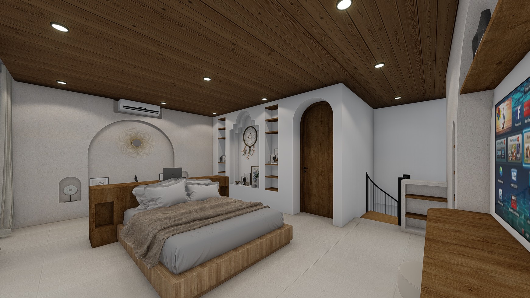 For Sale Leasehold - Brand new modern cozy villa in Kerobokan - Bali ( type Meridian 3 bedrooms )