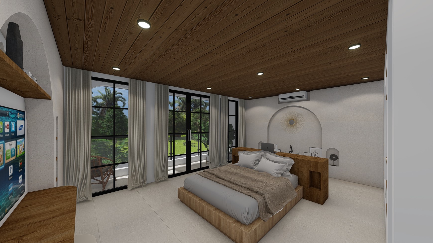 For Sale Leasehold - Brand new modern cozy villa in Kerobokan - Bali ( type Meridian 3 bedrooms )