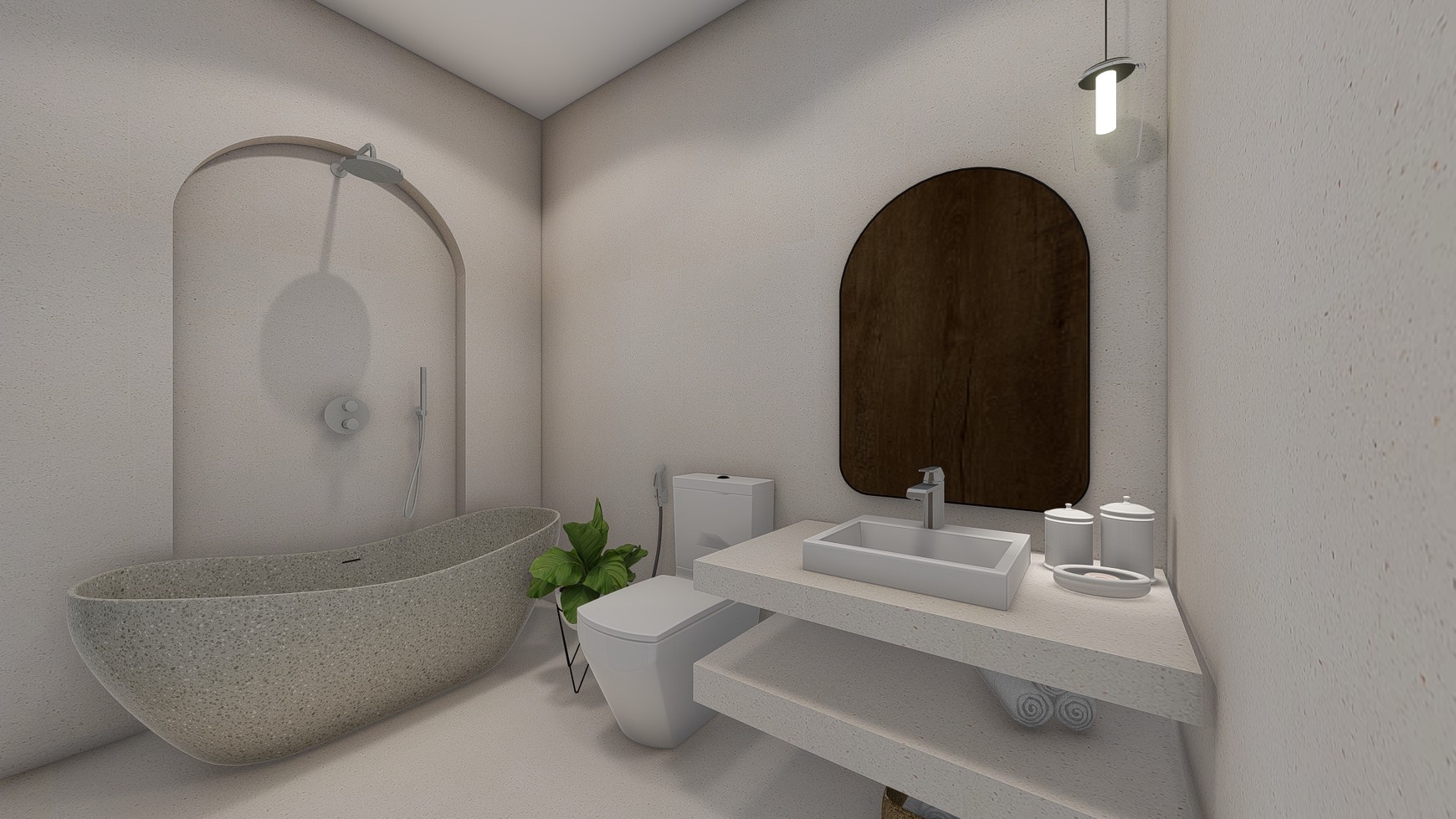 For Sale Leasehold - Brand new modern cozy villa in Kerobokan - Bali ( type Meridian 3 bedrooms )