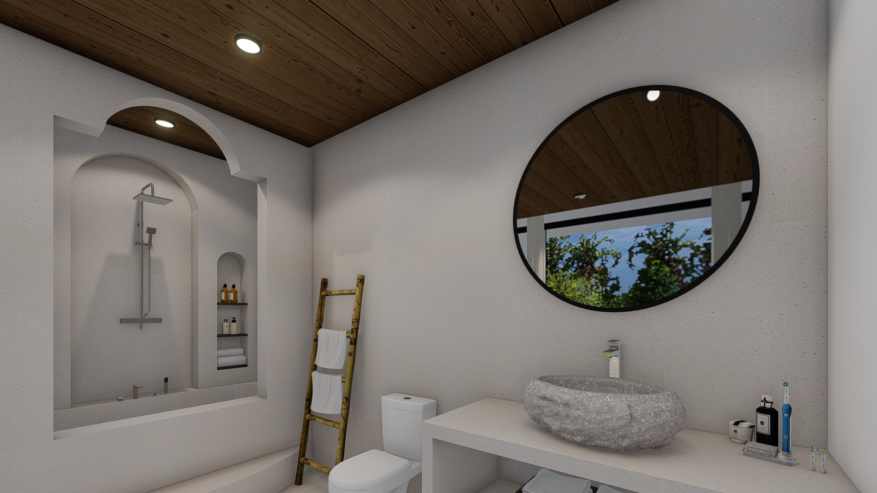 For Sale Leasehold - Brand new modern cozy villa in Kerobokan - Bali ( type Meridian 3 bedrooms )