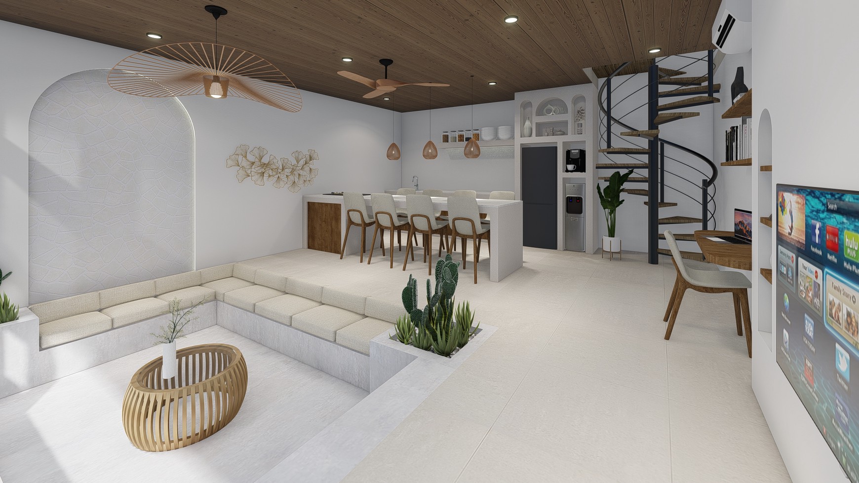 For Sale Leasehold - Brand new modern cozy villa in Kerobokan - Bali ( type Meridian 4 bedrooms )