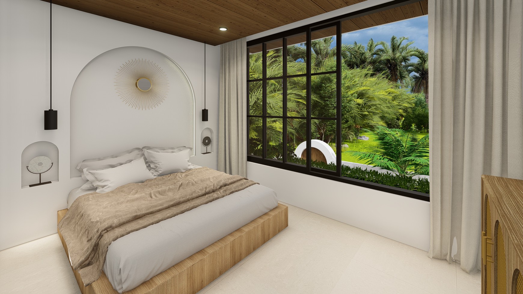 For Sale Leasehold - Brand new modern cozy villa in Kerobokan - Bali ( type Meridian 4 bedrooms )