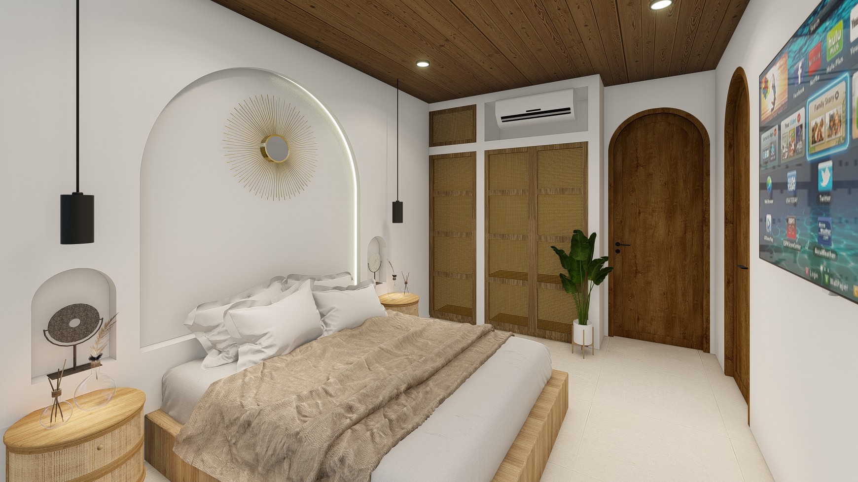 For Sale Leasehold - Brand new modern cozy villa in Kerobokan - Bali ( type Meridian 4 bedrooms )