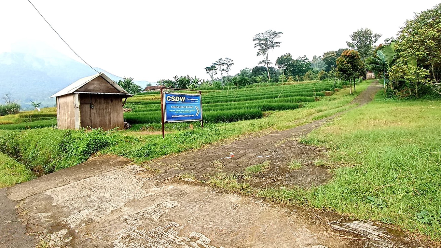 DIJUAL LAHAN USAHA KULINER, TRAWAS