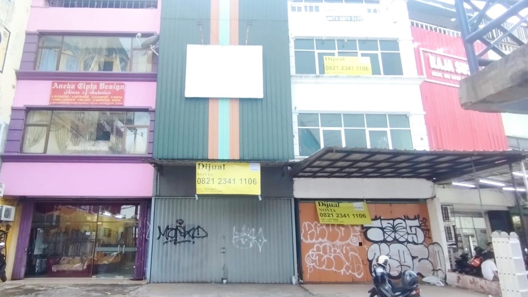 Dijual cepat ruko 2 gandeng raya serpong km 8 sebrang perumahan les belles mainson serpong tangerang selatan