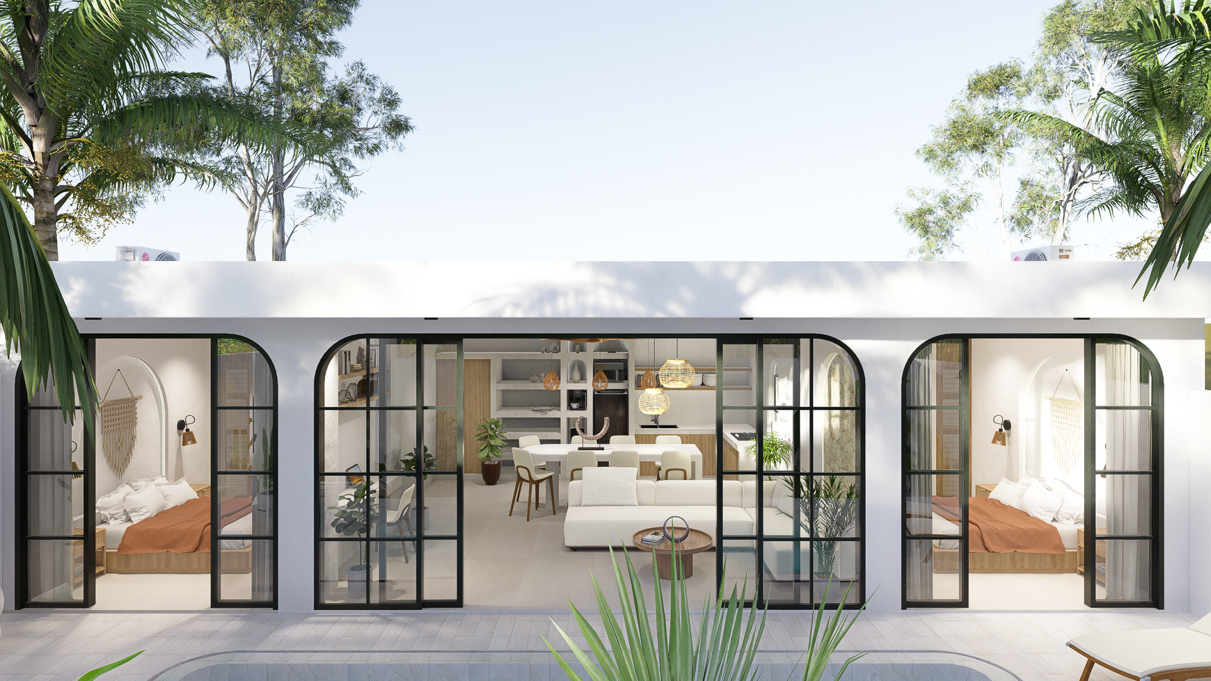 For Sale Leasehold - Brand new modern cozy villa in Kerobokan - Bali ( type Maximus 2 bedrooms )