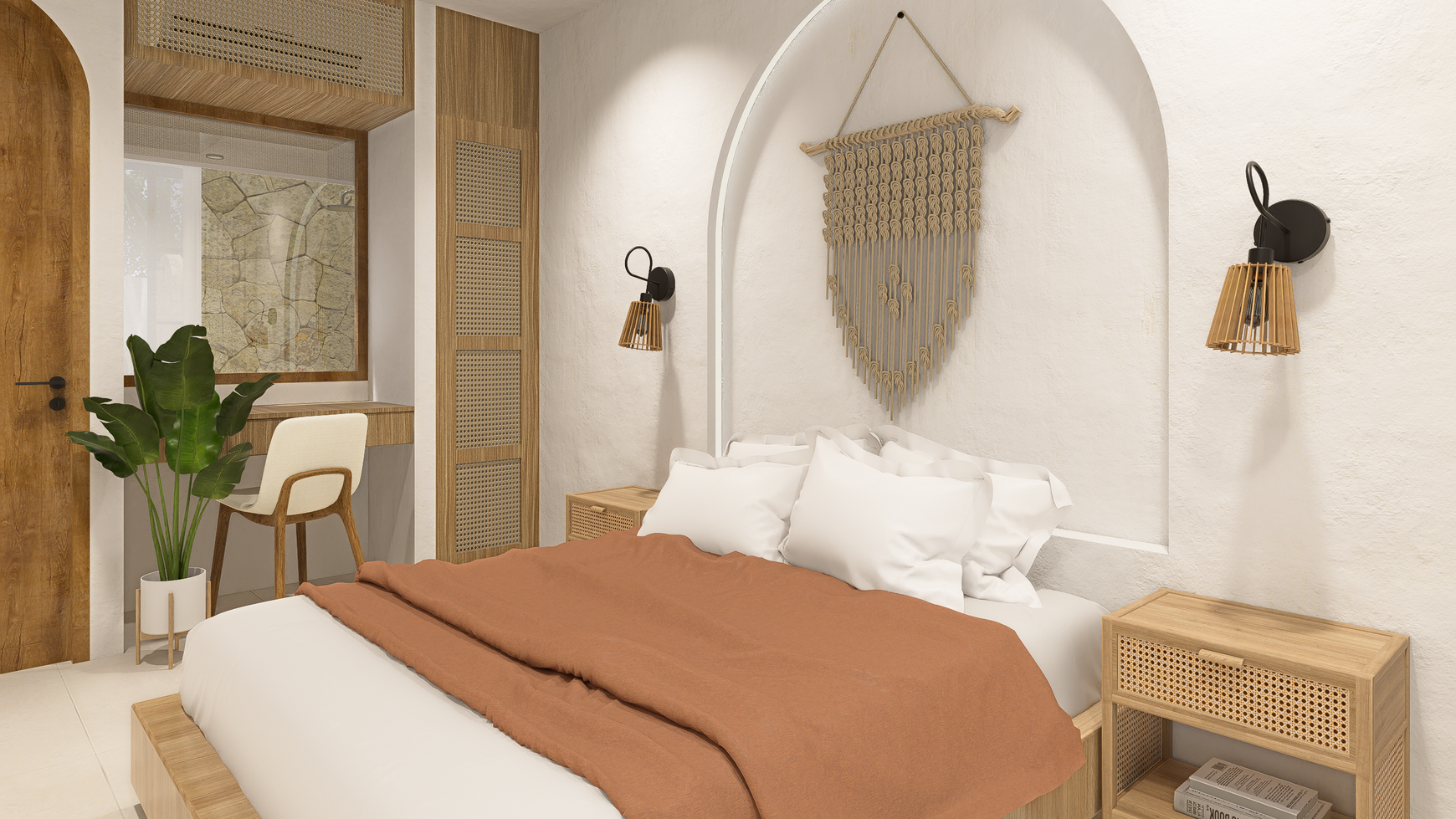 For Sale Leasehold - Brand new modern cozy villa in Kerobokan - Bali ( type Maximus 2 bedrooms )