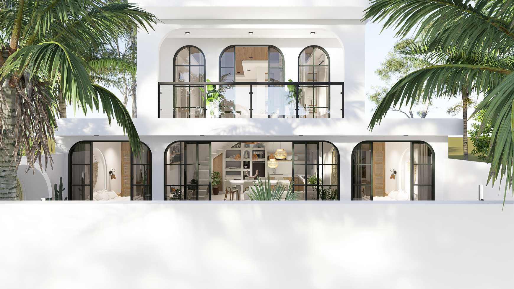 For Sale Leasehold - Brand new modern cozy villa in Kerobokan - Bali ( type Maximus 2 bedrooms )