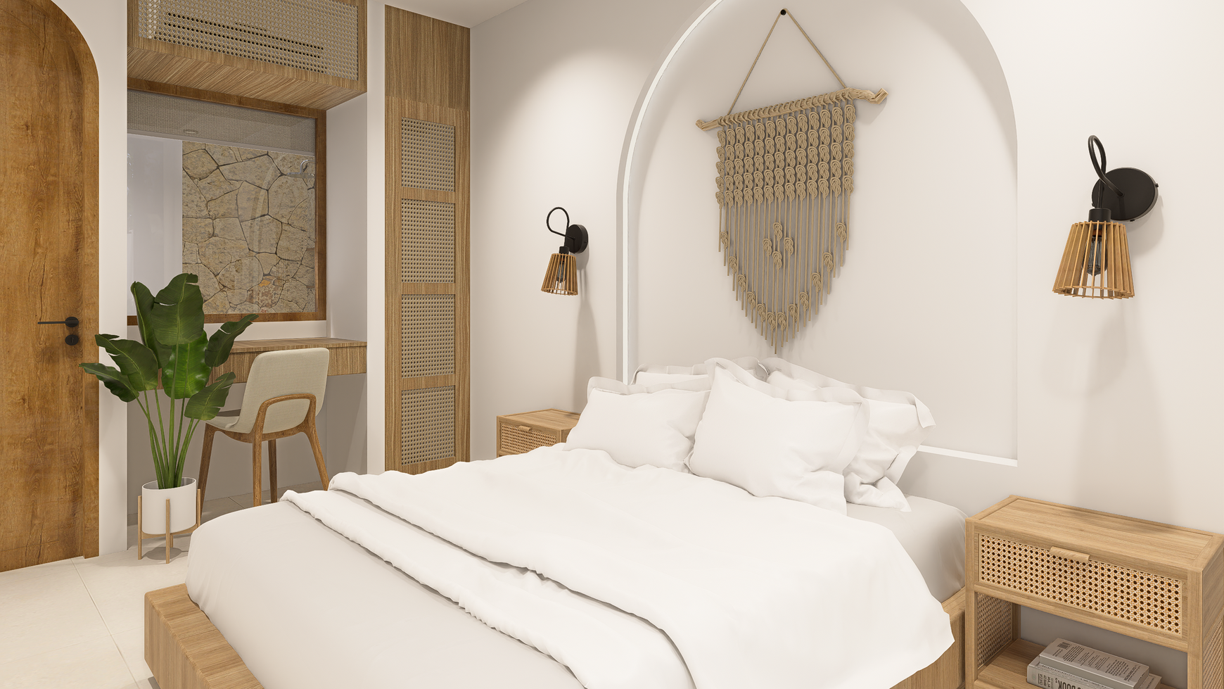 For Sale Leasehold - Brand new modern cozy villa in Kerobokan - Bali ( type Maximus 2 bedrooms )