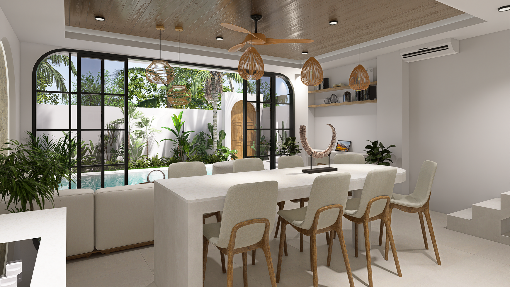 For Sale Leasehold - Brand new modern cozy villa in Kerobokan - Bali ( type Maximus 2 bedrooms )