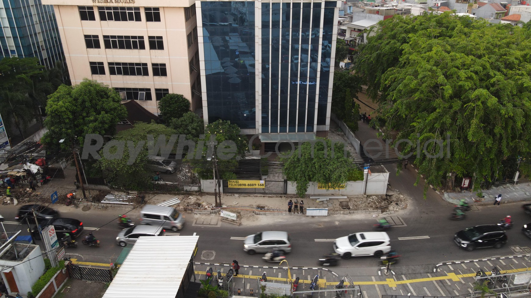 Gedung Baru Raden Saleh Cikini Menteng Area 6.5 Lantai Siap Pakai..