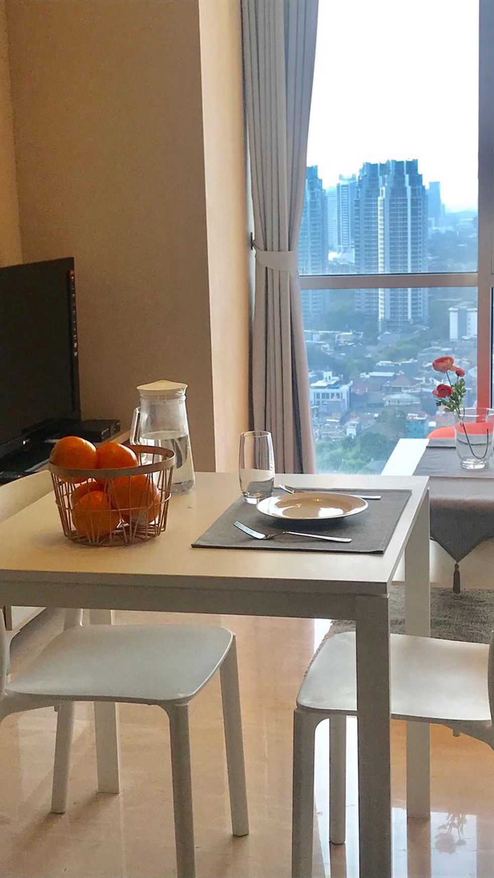 Setiabudi Sky Garden Apartement, 2 bedroom, 63 m2, 7 minutes walk to LRT station,city view