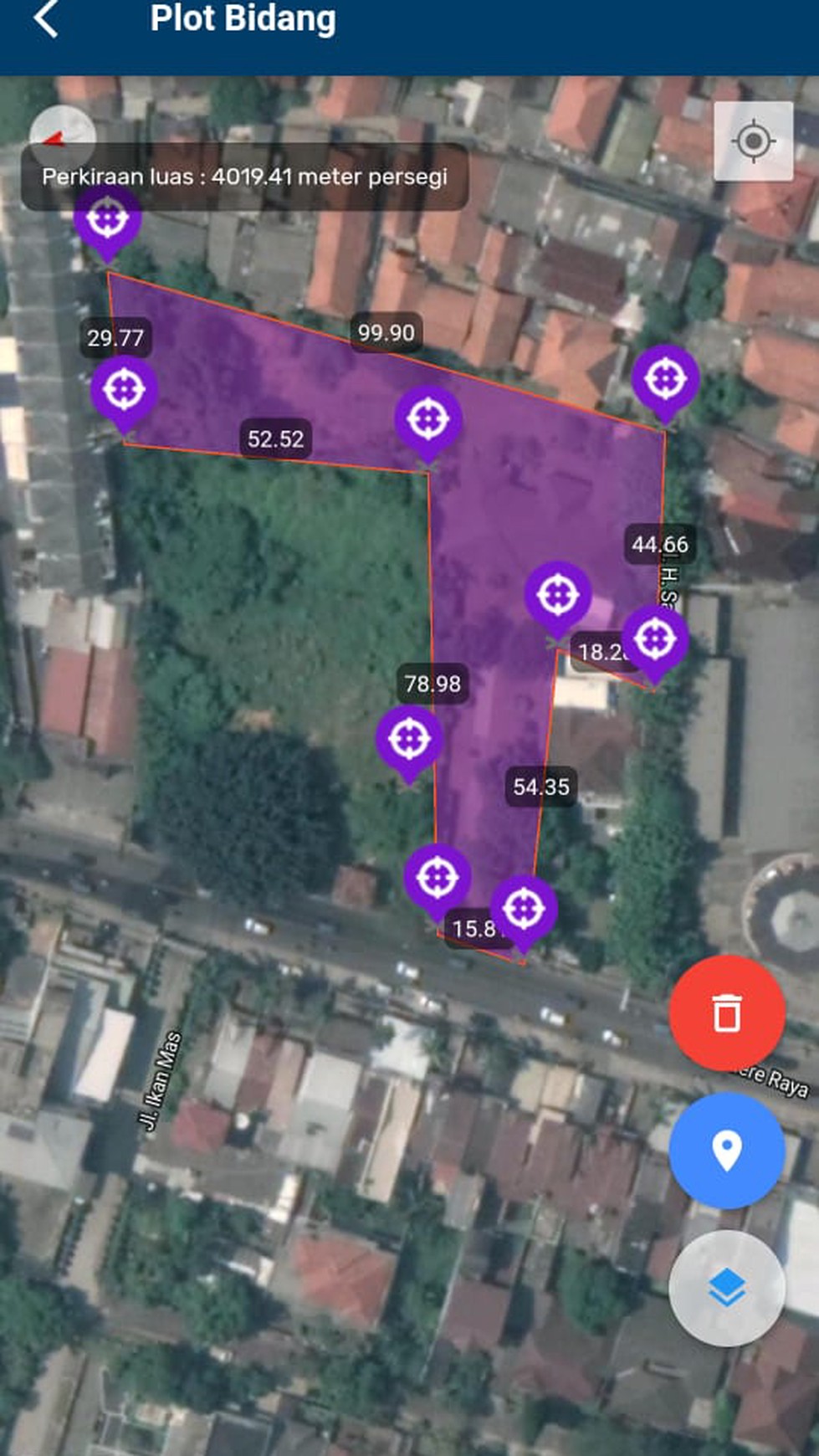 Tanah Cocok Untuk Developer di Cinere, Dekat Mall & Golf Club