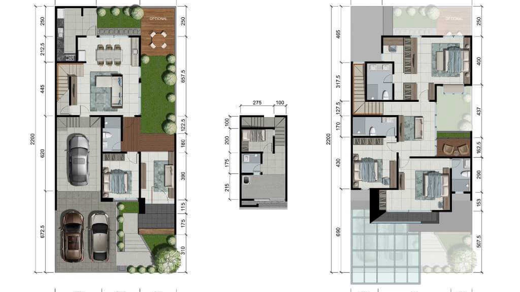 Rumah Mewah Baru Gress di Citraland Cluster Crystal Golf Surabaya Barat, 2 Lantai, Minimalis, Siap Huni, Lokasi baru dekat dengan lapanganGolfdanDanau