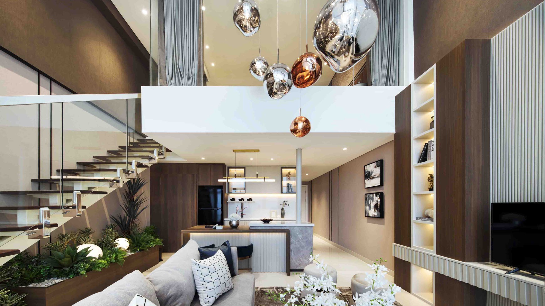 Apartment Ciputra World Vieloft Mayjend Sungkono Surabaya Barat, Lantai 19, Semi Furnished, 2BR, Hadap Selatan dan Golf View