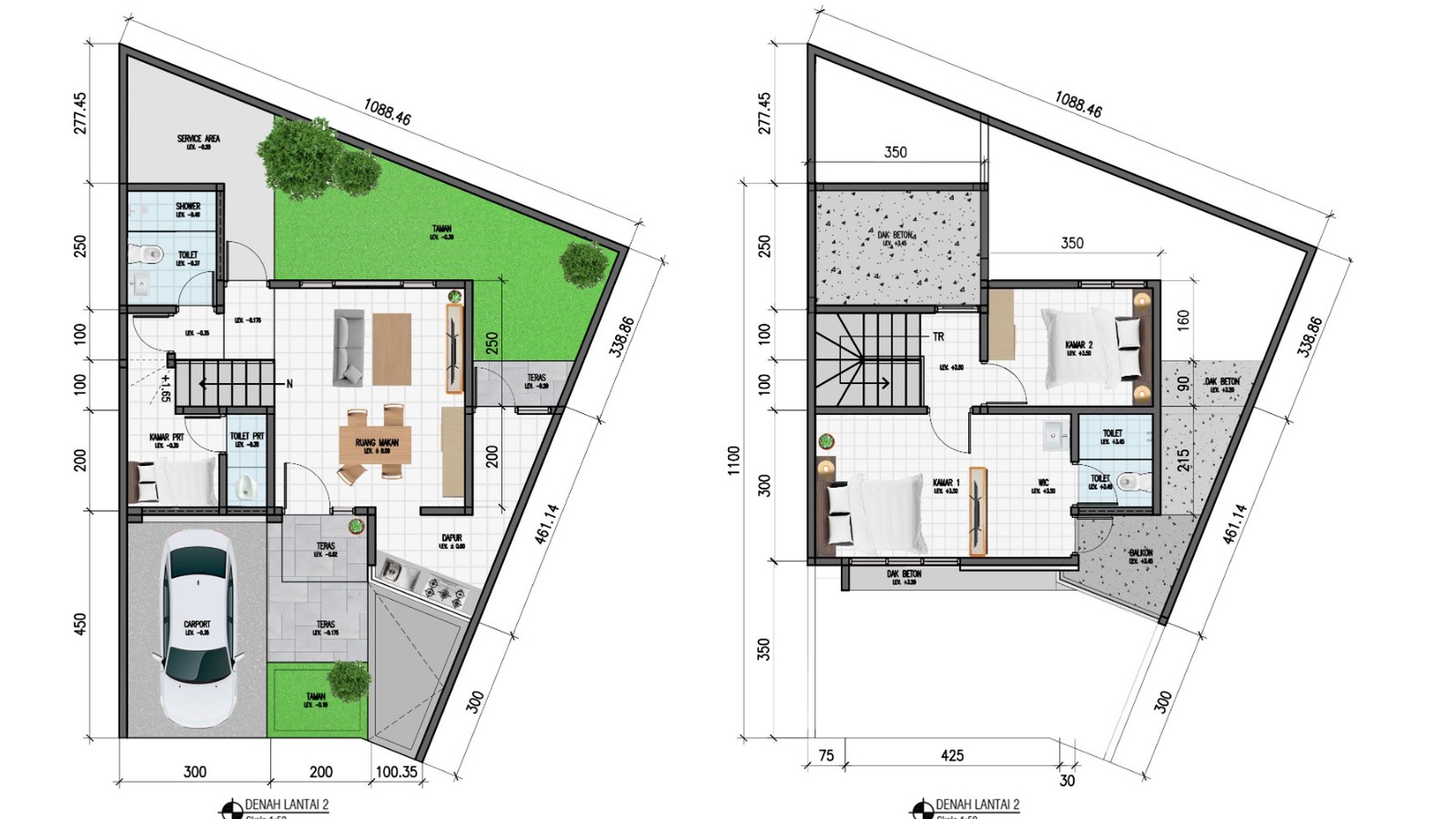 Rumah baru Casa Urbano Serpong (samping Delatinos) Rawa Buntu, Serpong, Tangerang Selatan