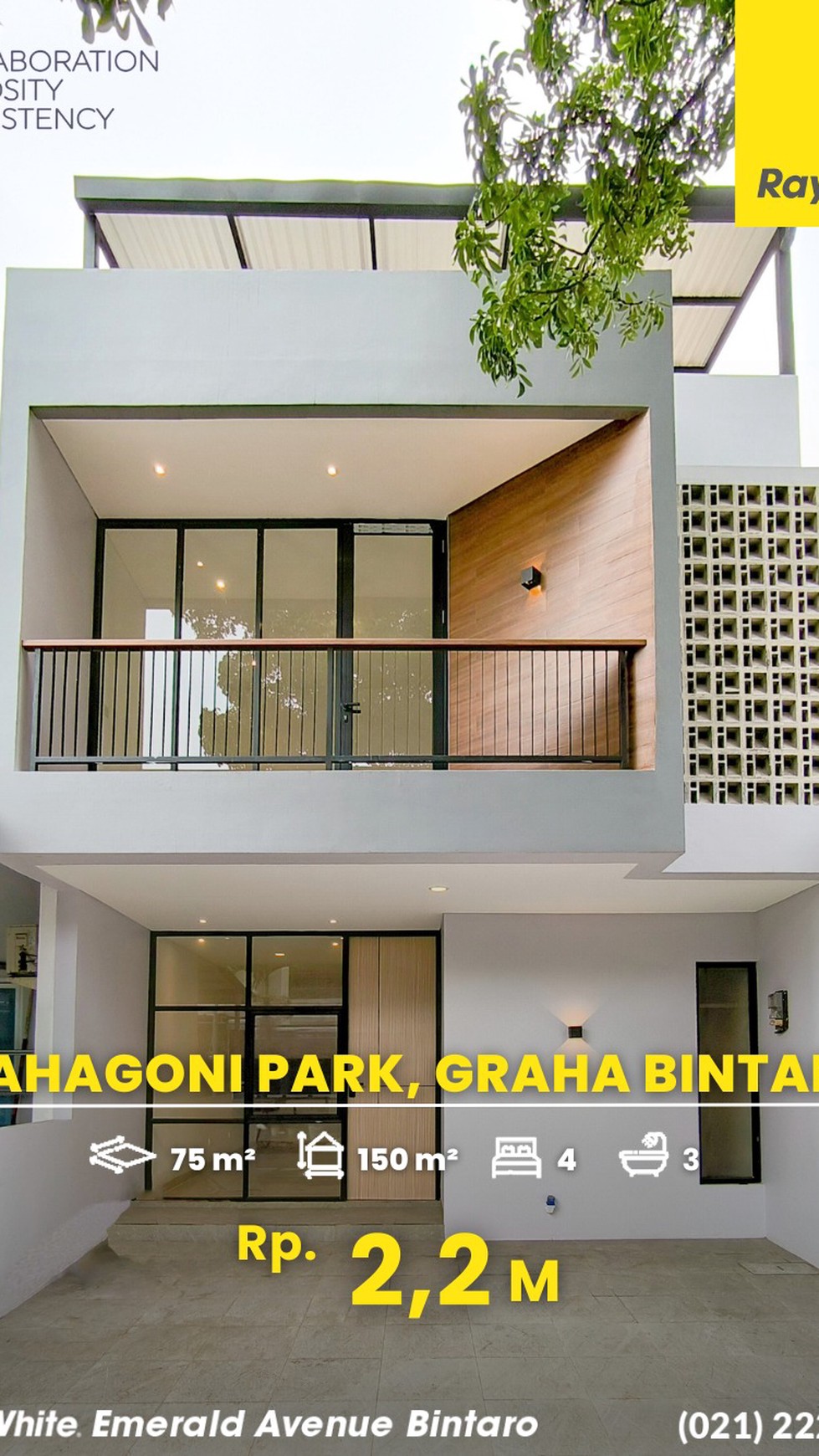 Rumah Baru,dalam cluster di Graha Raya