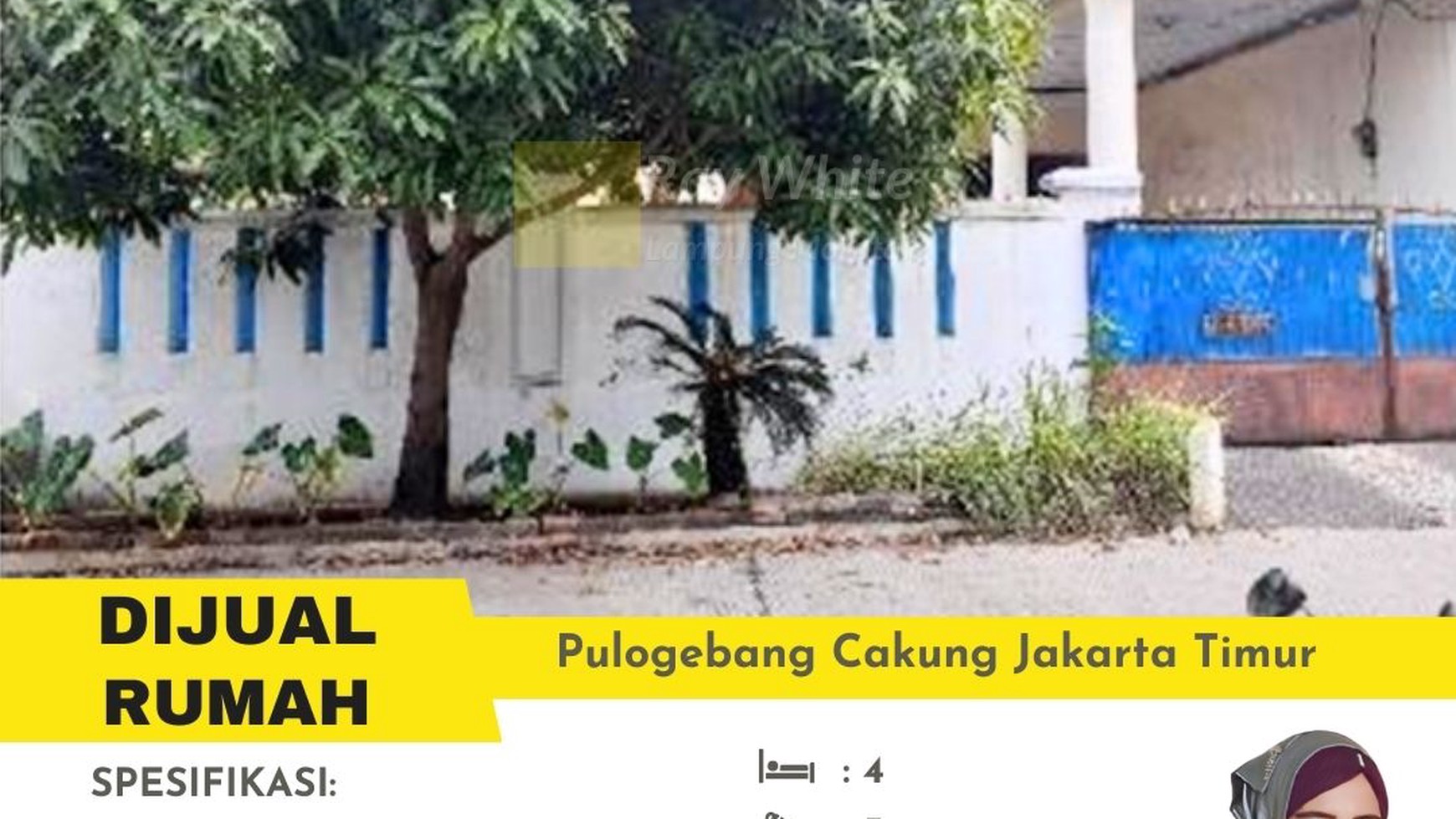 dijual ruma murah pulogebang