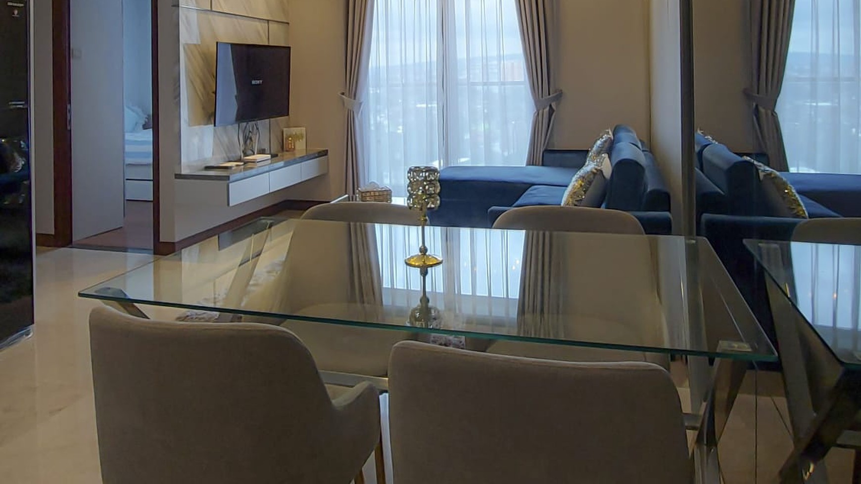 Apartemen Hegarmanah Residence Lux 2 BR Full Furnished Kec Cidadap Bandung