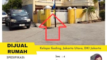 dijual rumah kelapa gading