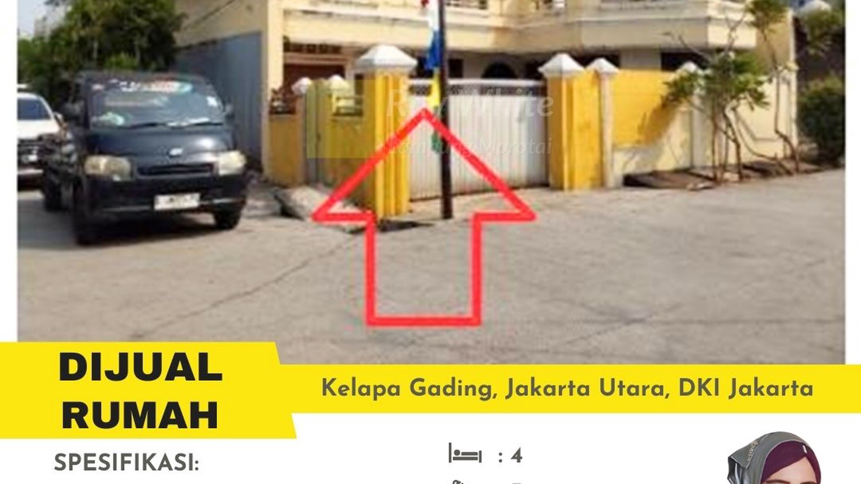 dijual rumah kelapa gading