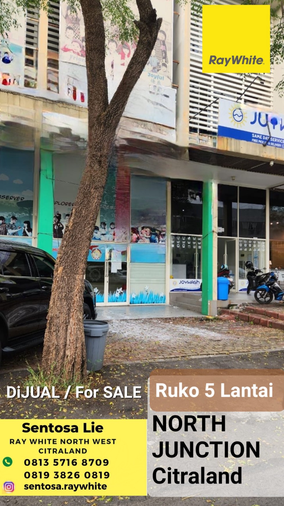 Dijual Ruko North Junction Citraland - Nol Jalan Raya Kembar - Parkiran Luas Dekat Dubes Usa, Gwalk, Pasar Modern